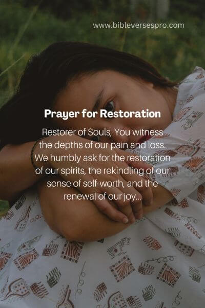 Prayer for Restoration