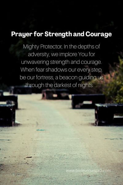 Prayer for Strength and Courage