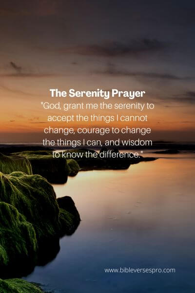 The Serenity Prayer